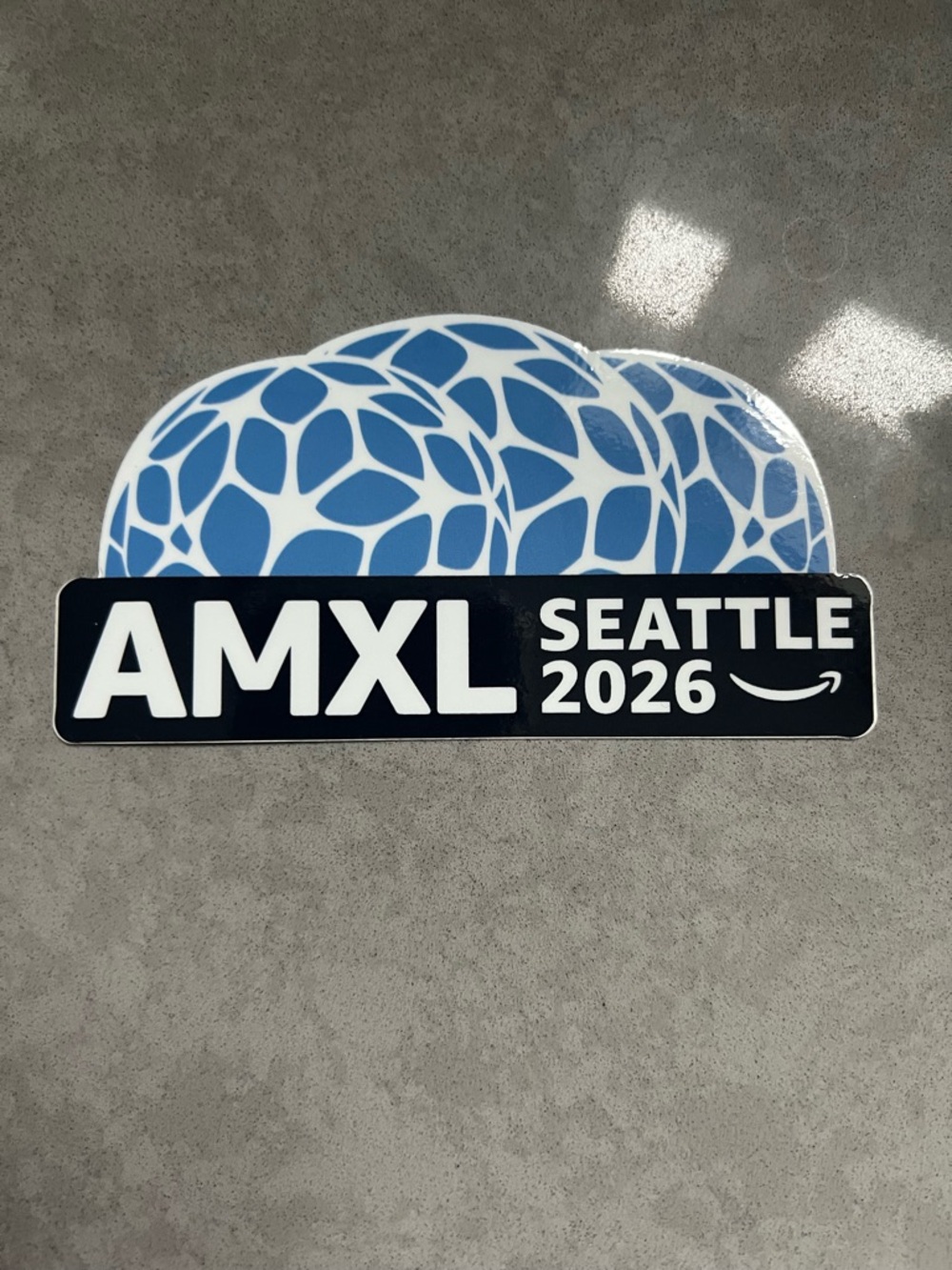 AMXL Seattle 2026 Sticker - Blue & White